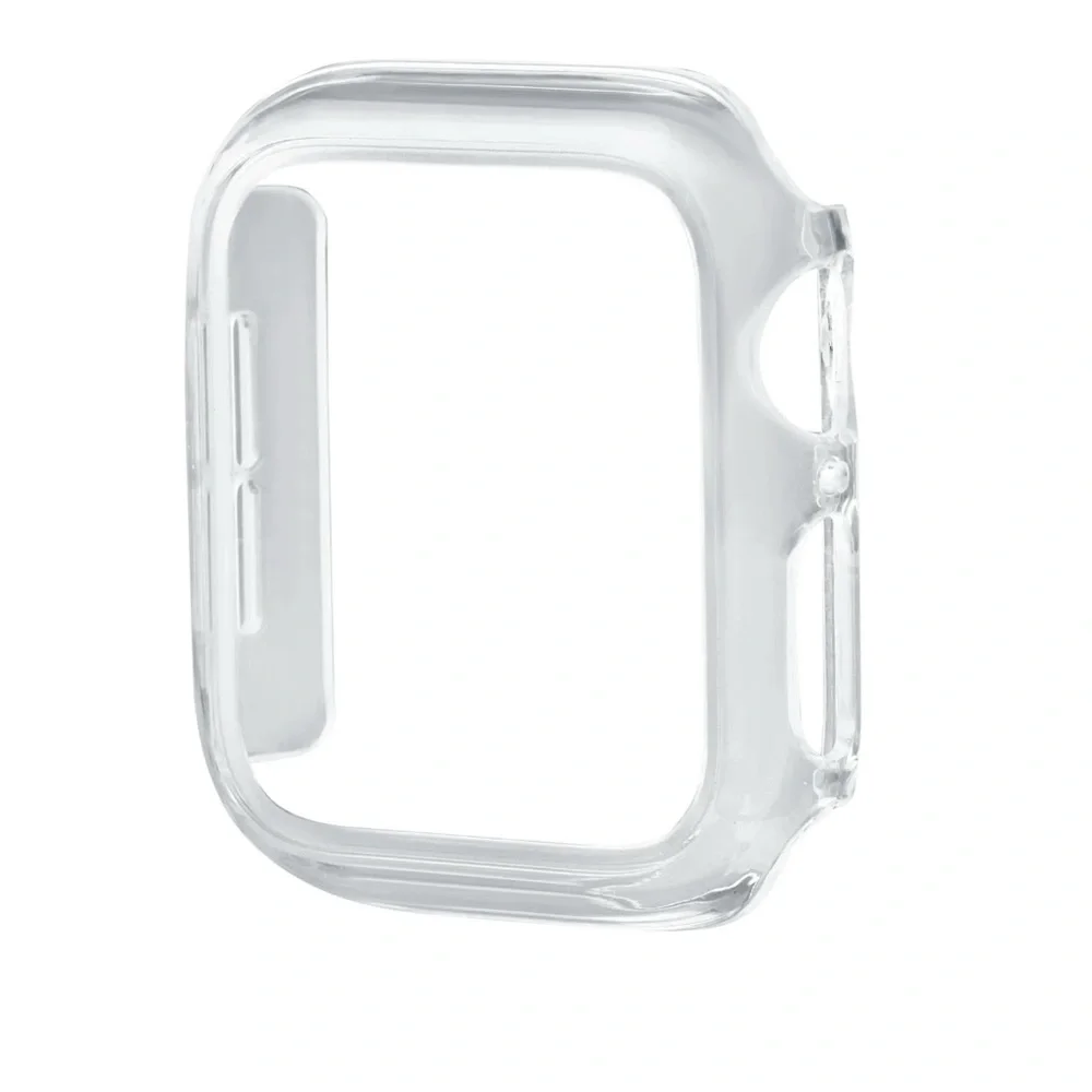 Onn Clear Bumper With Screen Protector For Apple Watch 38 mm